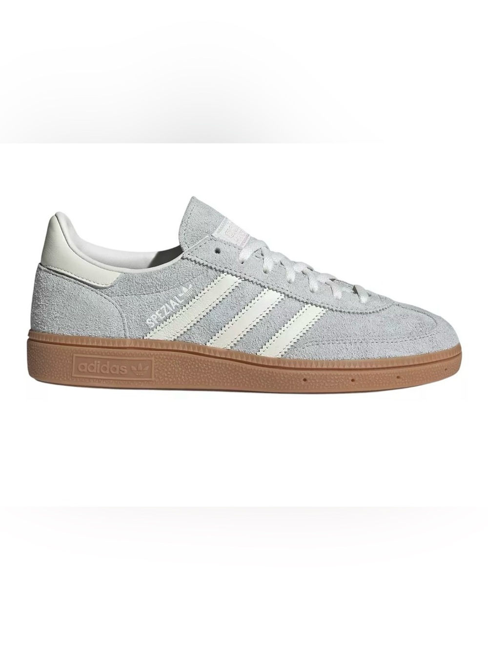 adidas Spezial Suede Sneaker in Light Grey and Gum Size 7
